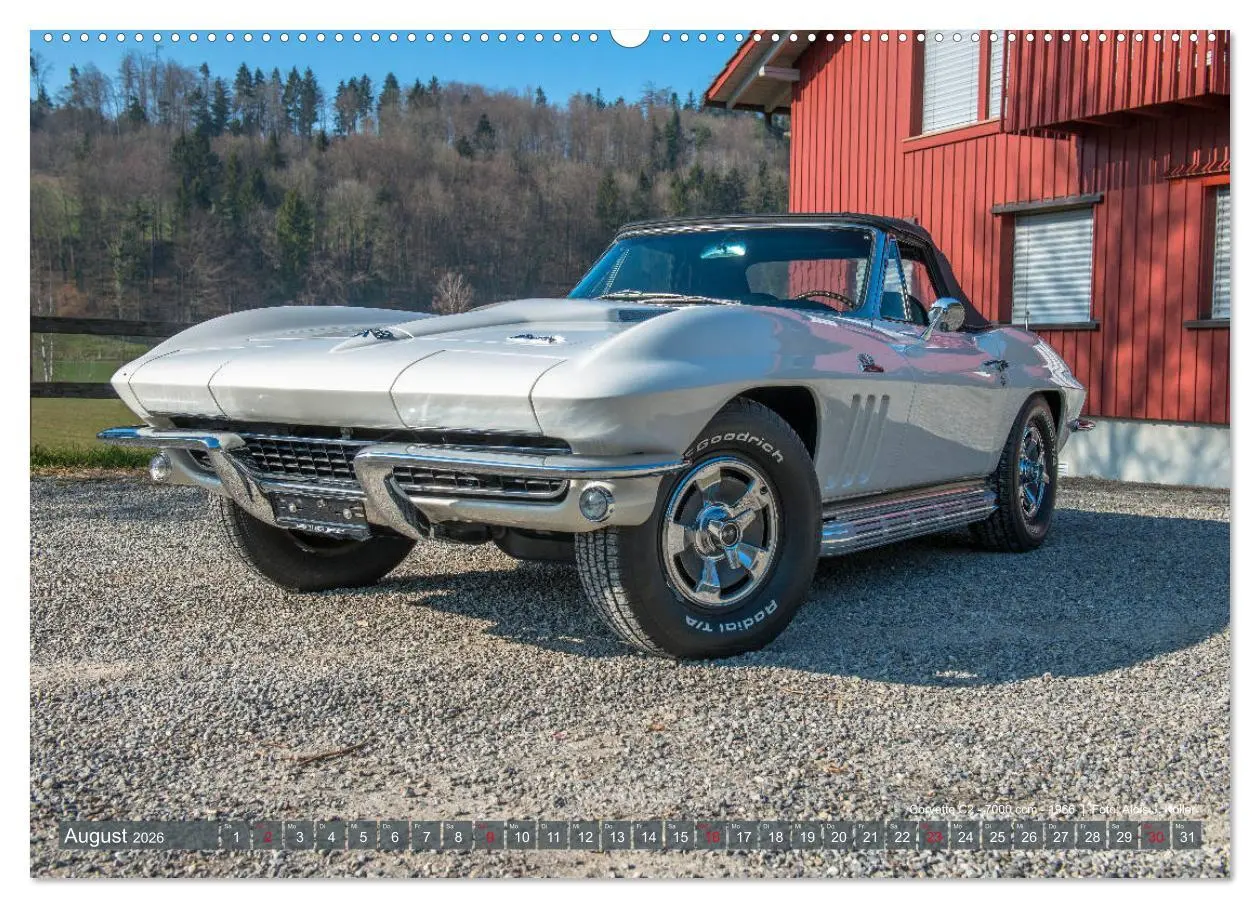Bild: 9783457853719 | Corvette Oldtimer 2026 (Wandkalender 2026 DIN A2 quer), CALVENDO...