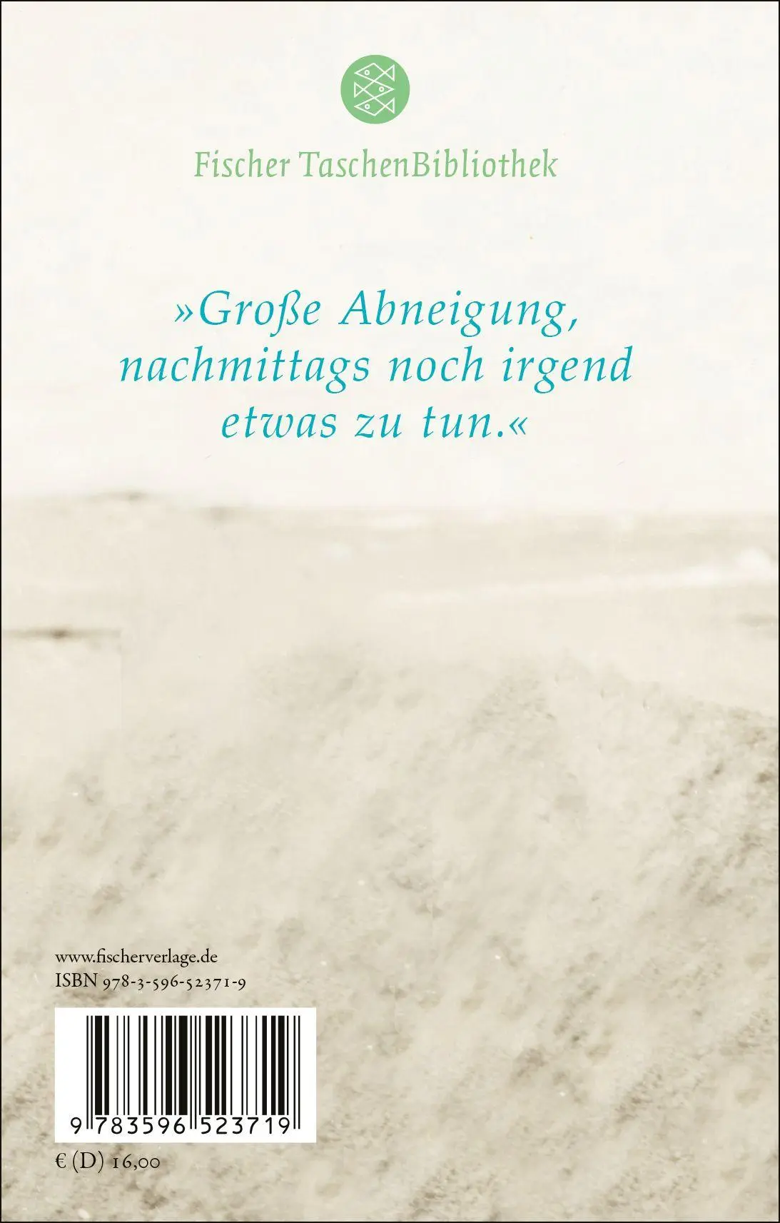 Rückseite: 9783596523719 | Mit Thomas Mann durch das Jahr | Geschenkausgabe im Miniformat | Mann