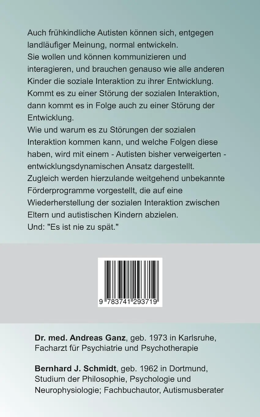 Rückseite: 9783741293719 | Klartext kompakt | Frühkindlicher Autismus: Verstehen = Helfen | Buch