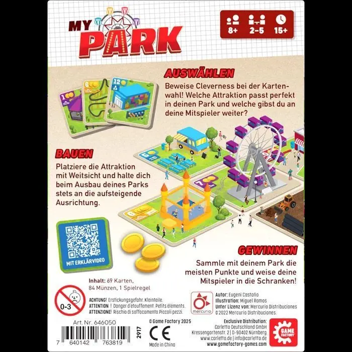 Bild: 7640142763819 | My Park | Herausgegeben von GAME FACTORY | Spiel | 646050 | Deutsch