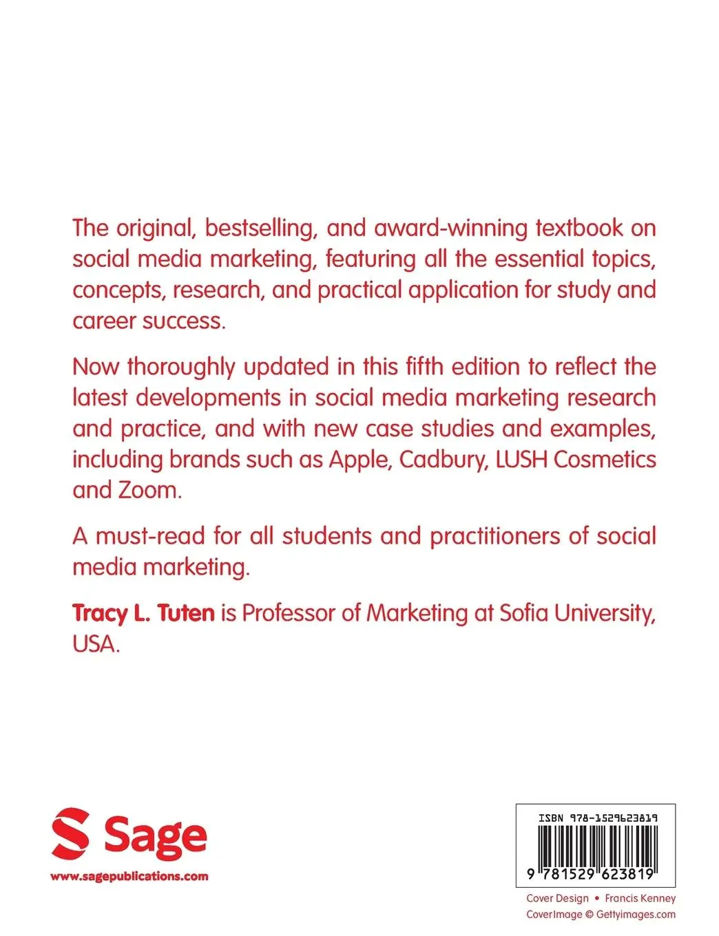 Rückseite: 9781529623819 | Social Media Marketing | Tracy L. L. Tuten | Taschenbuch | Englisch