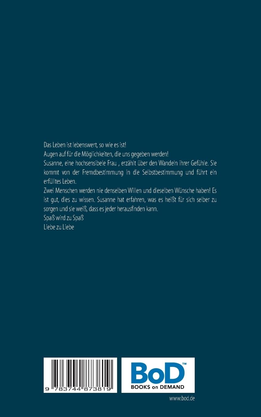 Rückseite: 9783744873819 | Susanne | Tage, die sie nie vergisst | Karla Quirin | Taschenbuch