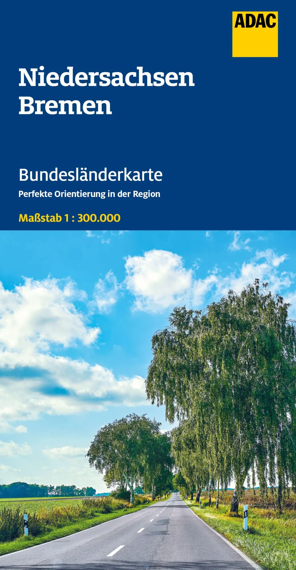 Cover: 9783826423819 | ADAC Bundesländerkarte Deutschland 03 Niedersachsen, Bremen 1:300.000