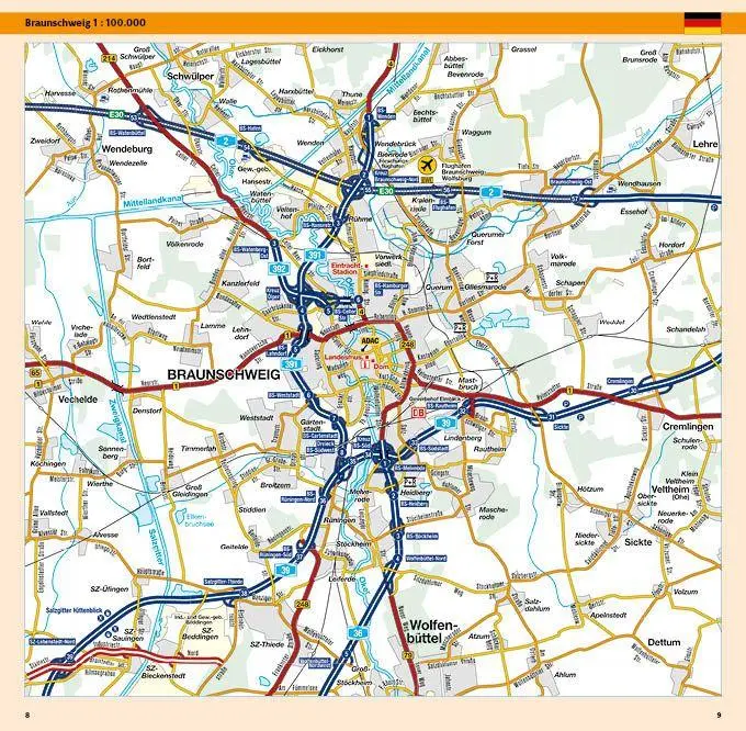 Bild: 9783826423819 | ADAC Bundesländerkarte Deutschland 03 Niedersachsen, Bremen 1:300.000