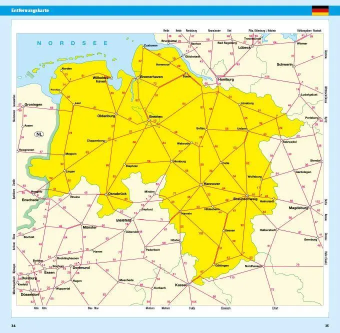 Bild: 9783826423819 | ADAC Bundesländerkarte Deutschland 03 Niedersachsen, Bremen 1:300.000