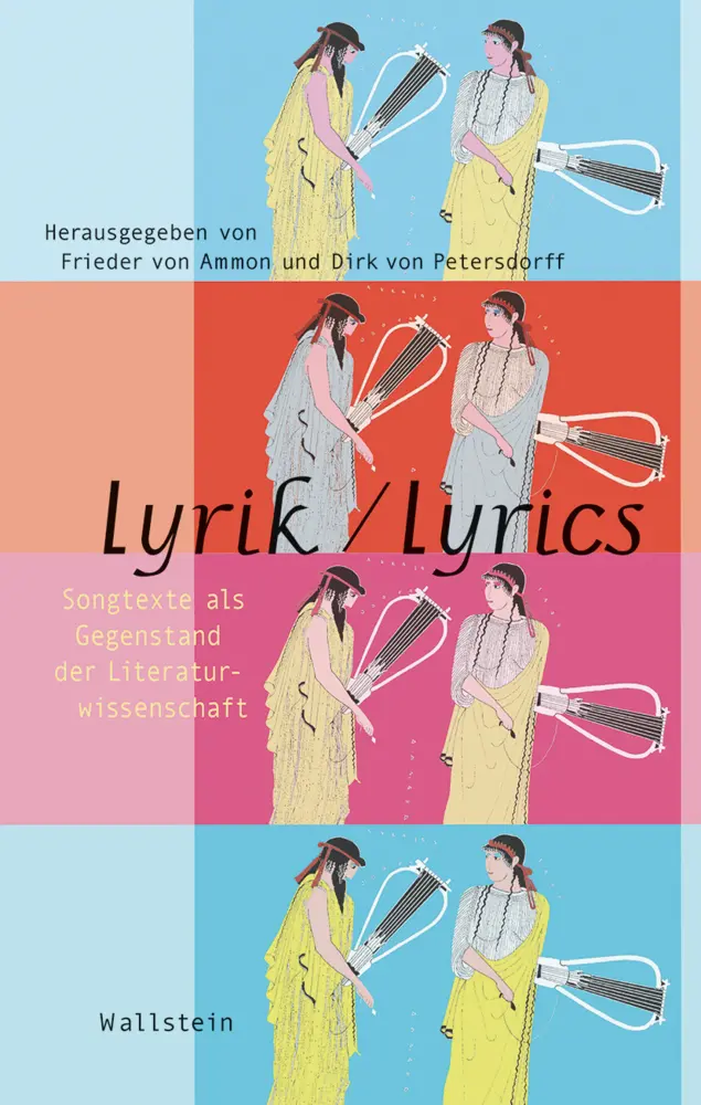 Cover: 9783835333819 | Lyrik / Lyrics | Songtexte als Gegenstand der Literaturwissenschaft