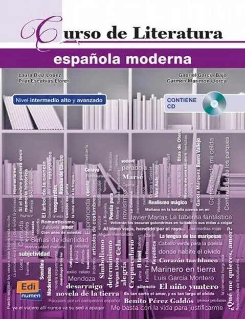 Cover: 9788498483819 | CURSO LITERATURA ESPAÑOLA MODERNA INTERMEDIO ALTO Y AVANZADO | López
