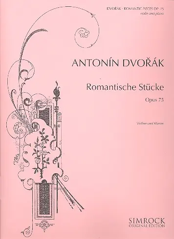 Cover: 9790221103819 | Romantic Pieces For Violin And Piano Op.75 | Antonin Leopold Dvorak