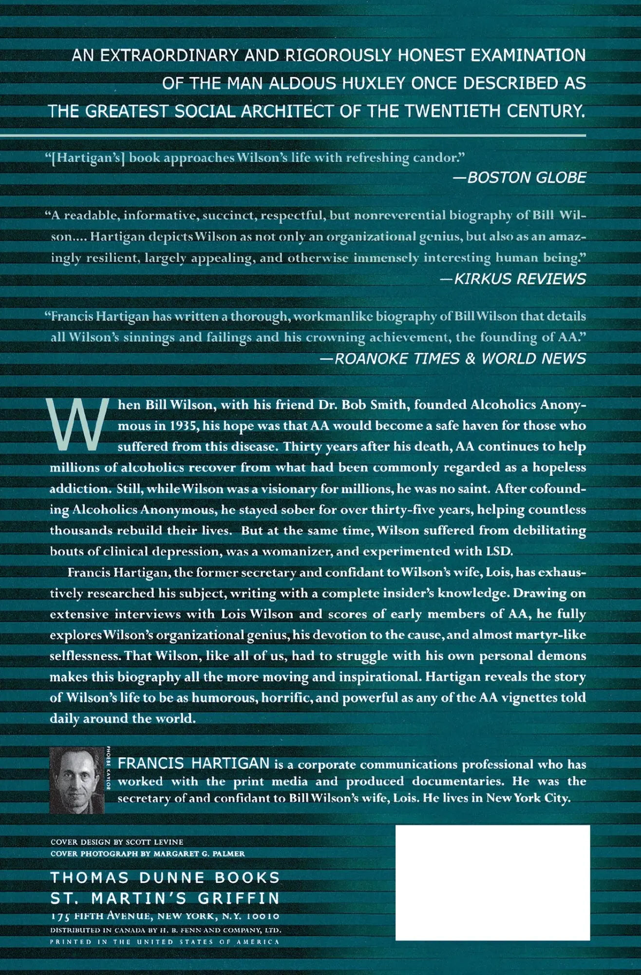Rückseite: 9780312283919 | Bill W. | A Biography of Alcoholics Anonymous Cofounder Bill Wilson