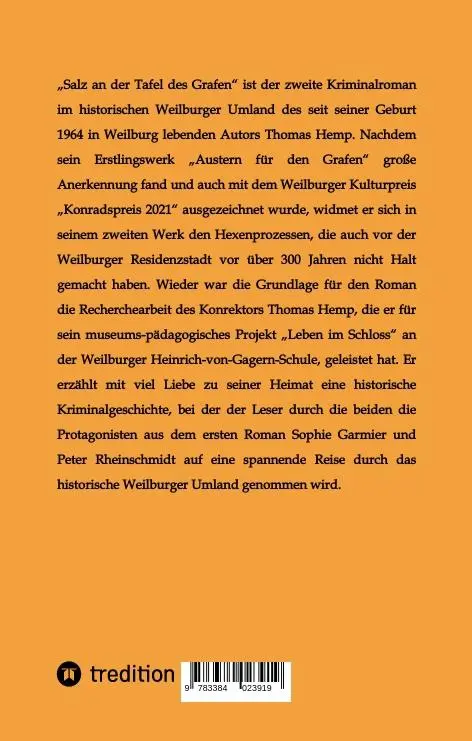 Rückseite: 9783384023919 | Salz an der Tafel des Grafen | Thomas Hemp | Buch | 364 S. | Deutsch