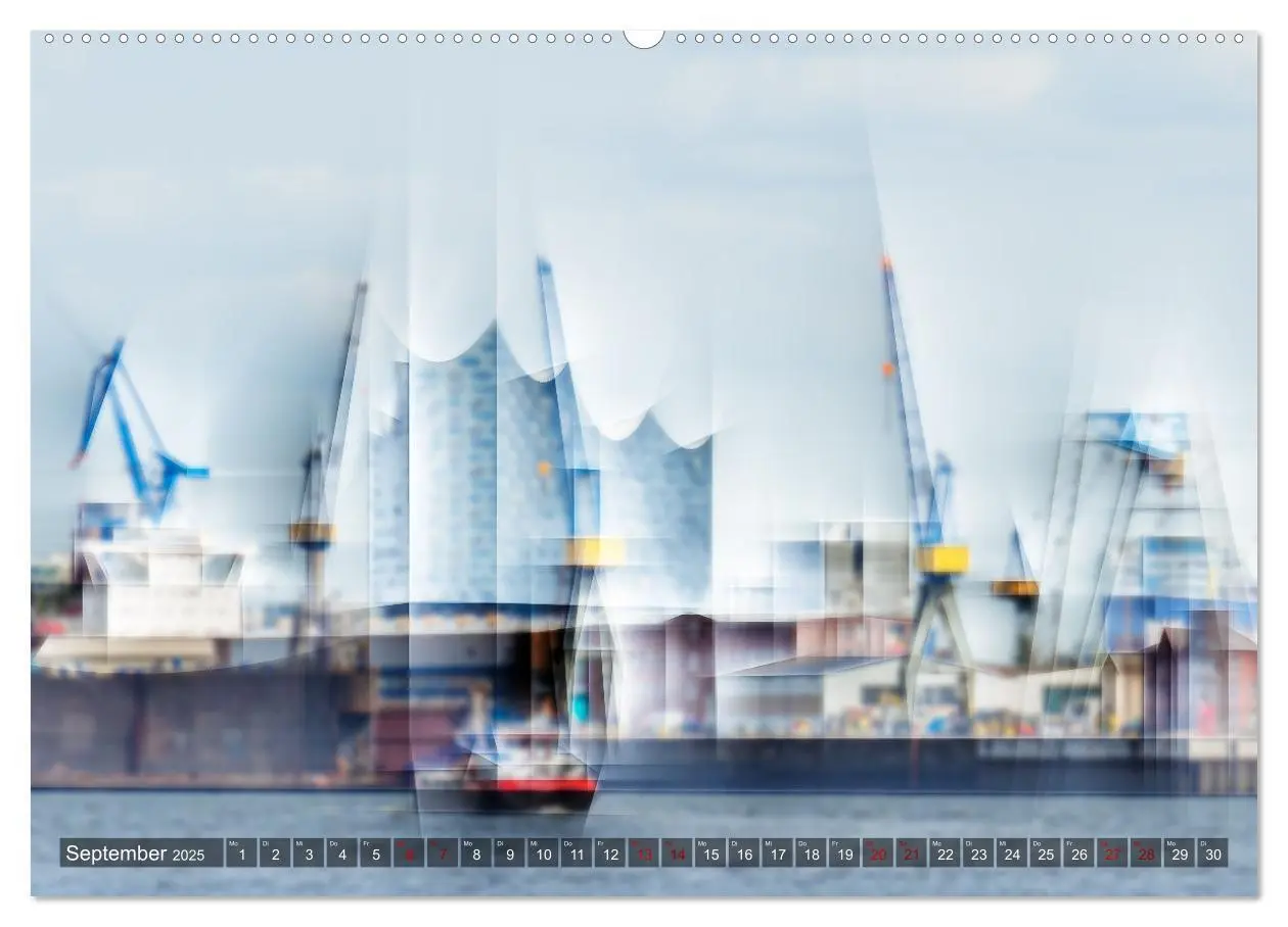 Bild: 9783457143919 | Digital - Kubistisch - Piktorial (Wandkalender 2025 DIN A2 quer),...