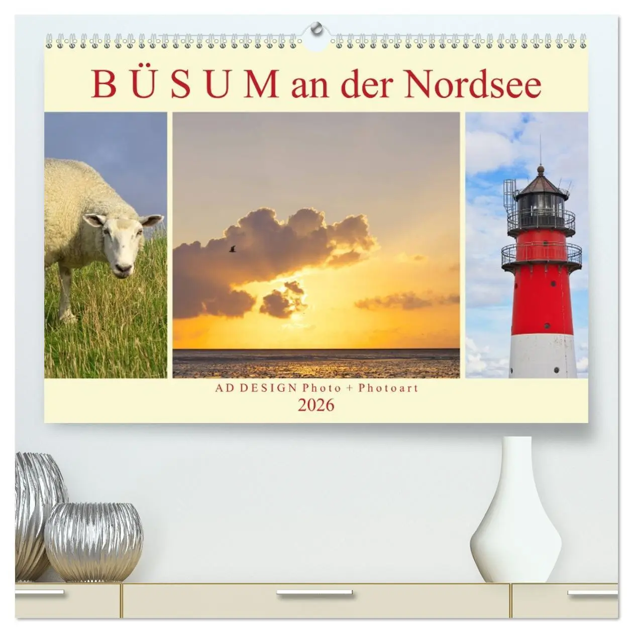 Cover: 9783516093919 | Büsum an der Nordsee (hochwertiger Premium Wandkalender 2026 DIN A2...
