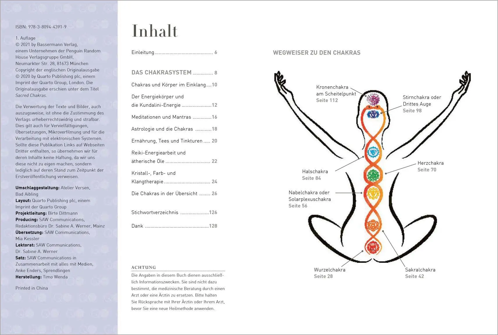 Bild: 9783809443919 | Chakras für Einsteiger - Mehr Energie für Gesundheit, Glück und...