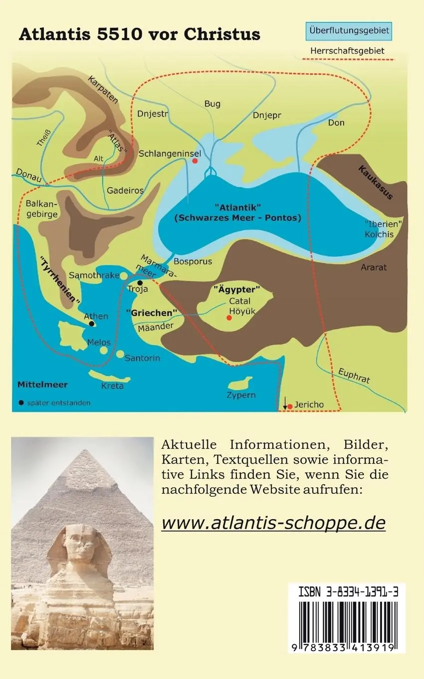 Rückseite: 9783833413919 | Atlantis und die Sintflut | Christian Schoppe (u. a.) | Taschenbuch
