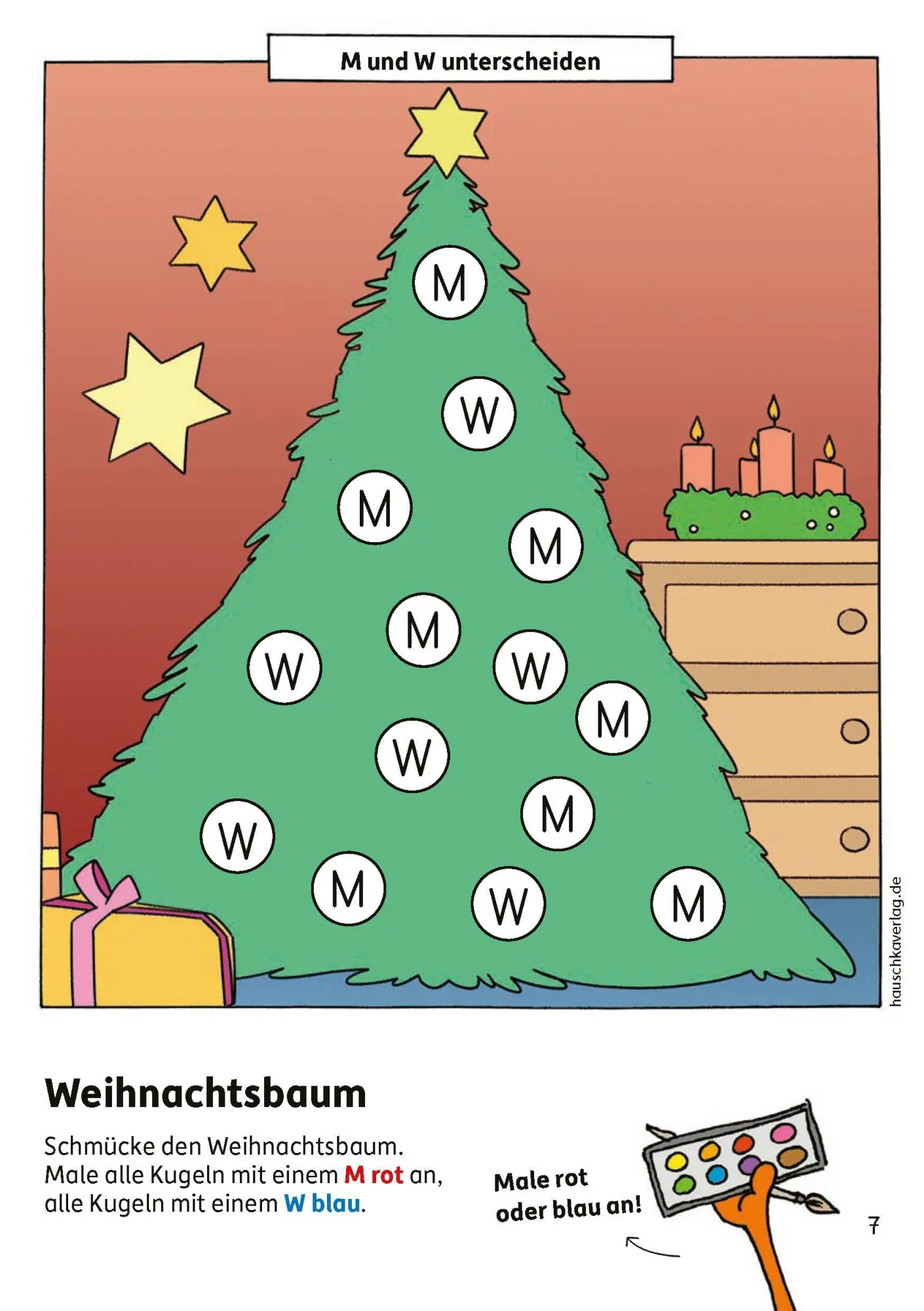 Bild: 9783881003919 | Weihnachtsrätsel - Kunterbunter Vorschulblock ab 5 Jahre | Maier