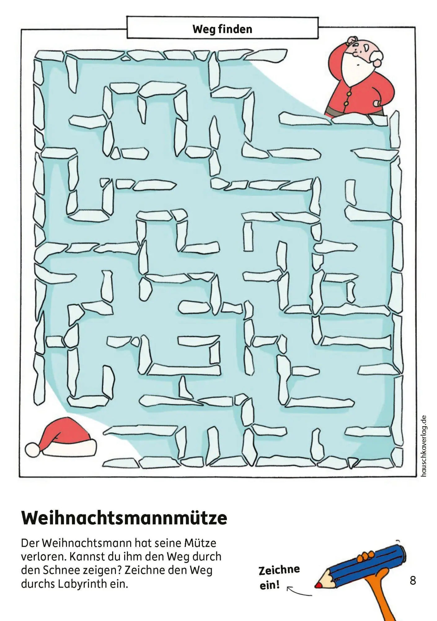 Bild: 9783881003919 | Weihnachtsrätsel - Kunterbunter Vorschulblock ab 5 Jahre | Maier