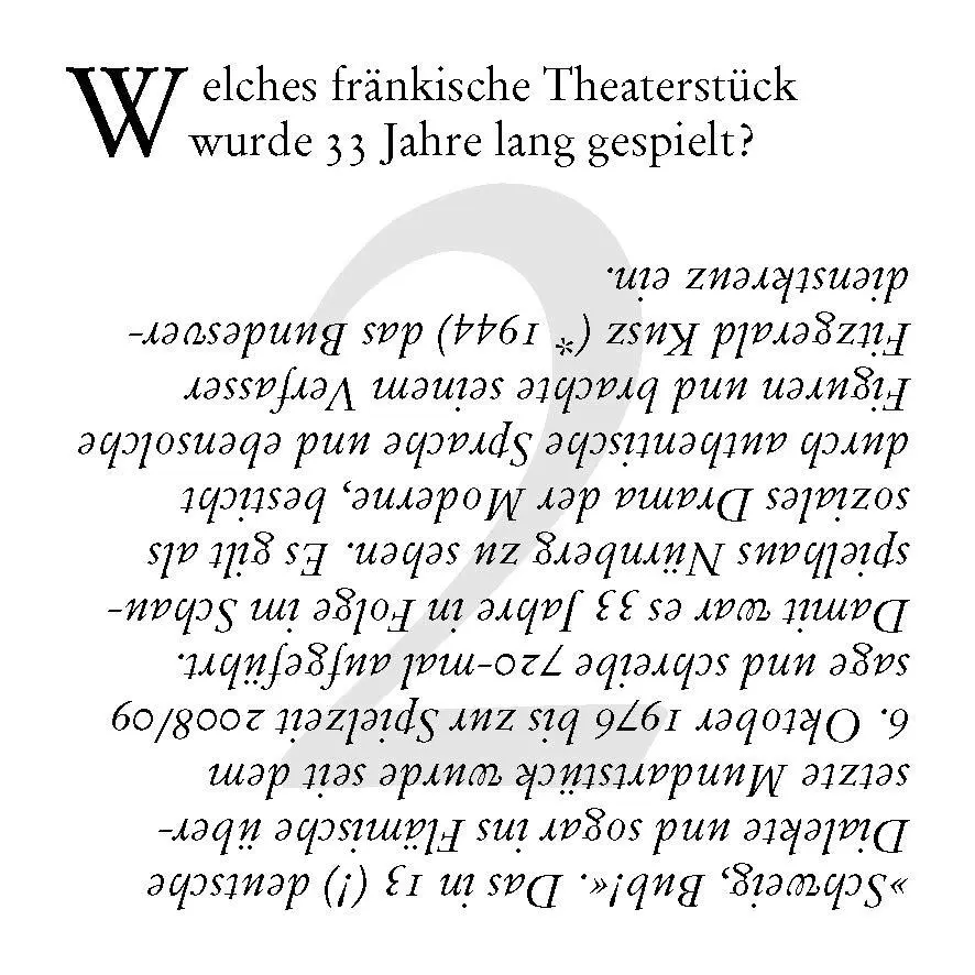 Bild: 9783899783919 | Franken-Quiz | 100 Fragen und Antworten | Matthias Kröner | Buch