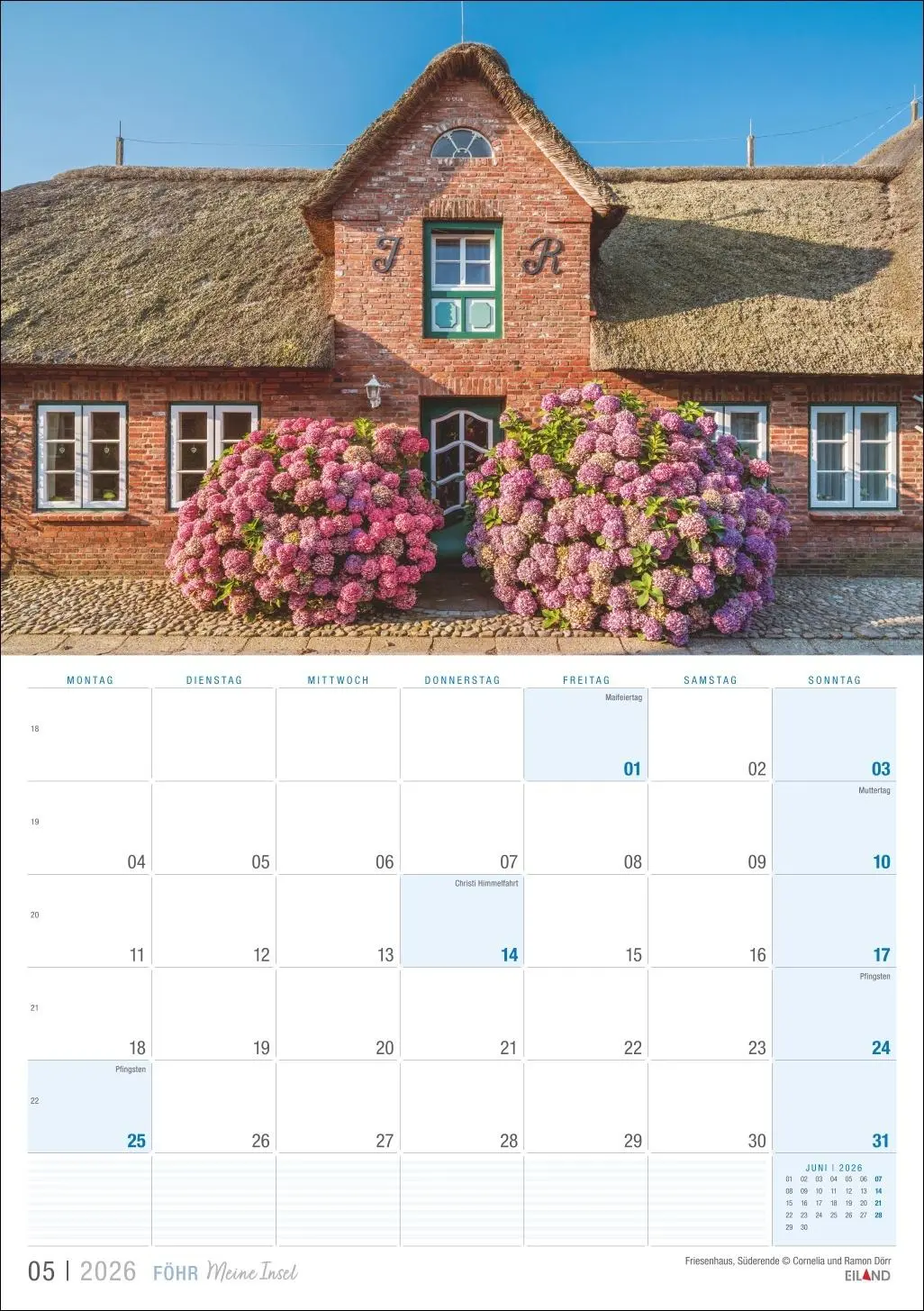 Bild: 9783964023919 | Föhr ...meine Insel Kalender 2026 | Eiland | Kalender | 13 S. | 2026