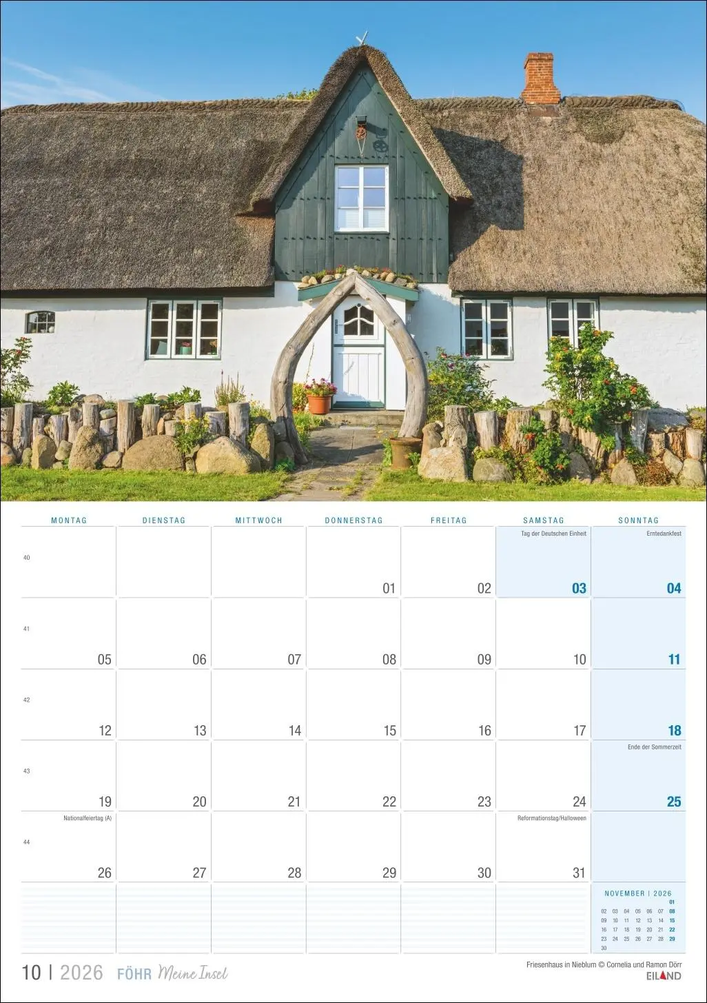 Bild: 9783964023919 | Föhr ...meine Insel Kalender 2026 | Eiland | Kalender | 13 S. | 2026
