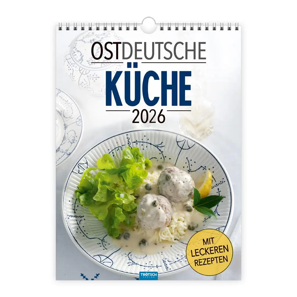 Cover: 9783988023919 | Trötsch Classickalender Ostdeutsche Küche 2026 | Wandkalender | KG