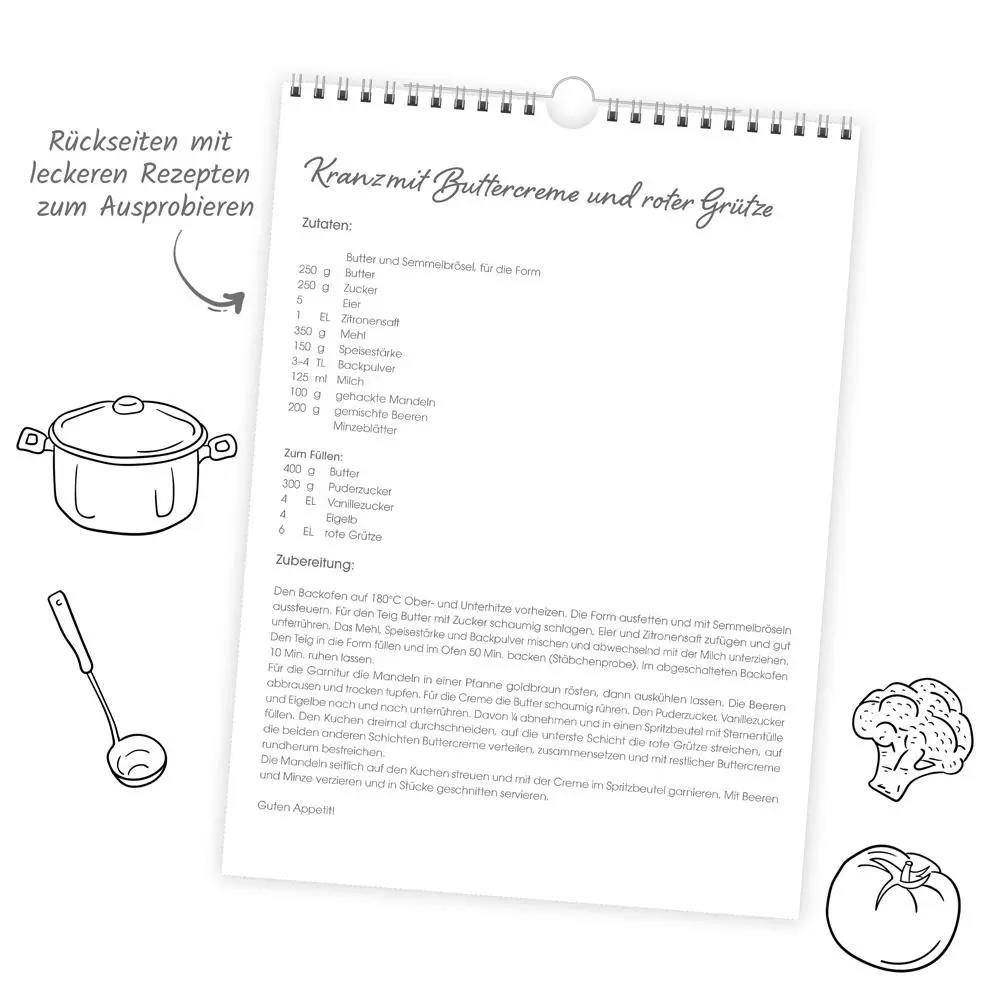 Bild: 9783988023919 | Trötsch Classickalender Ostdeutsche Küche 2026 | Wandkalender | KG