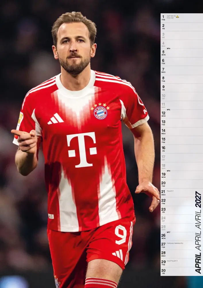 Bild: 9798893613919 | Harry Kane Kalender 2027 | Kalender | Deutsch | 2027