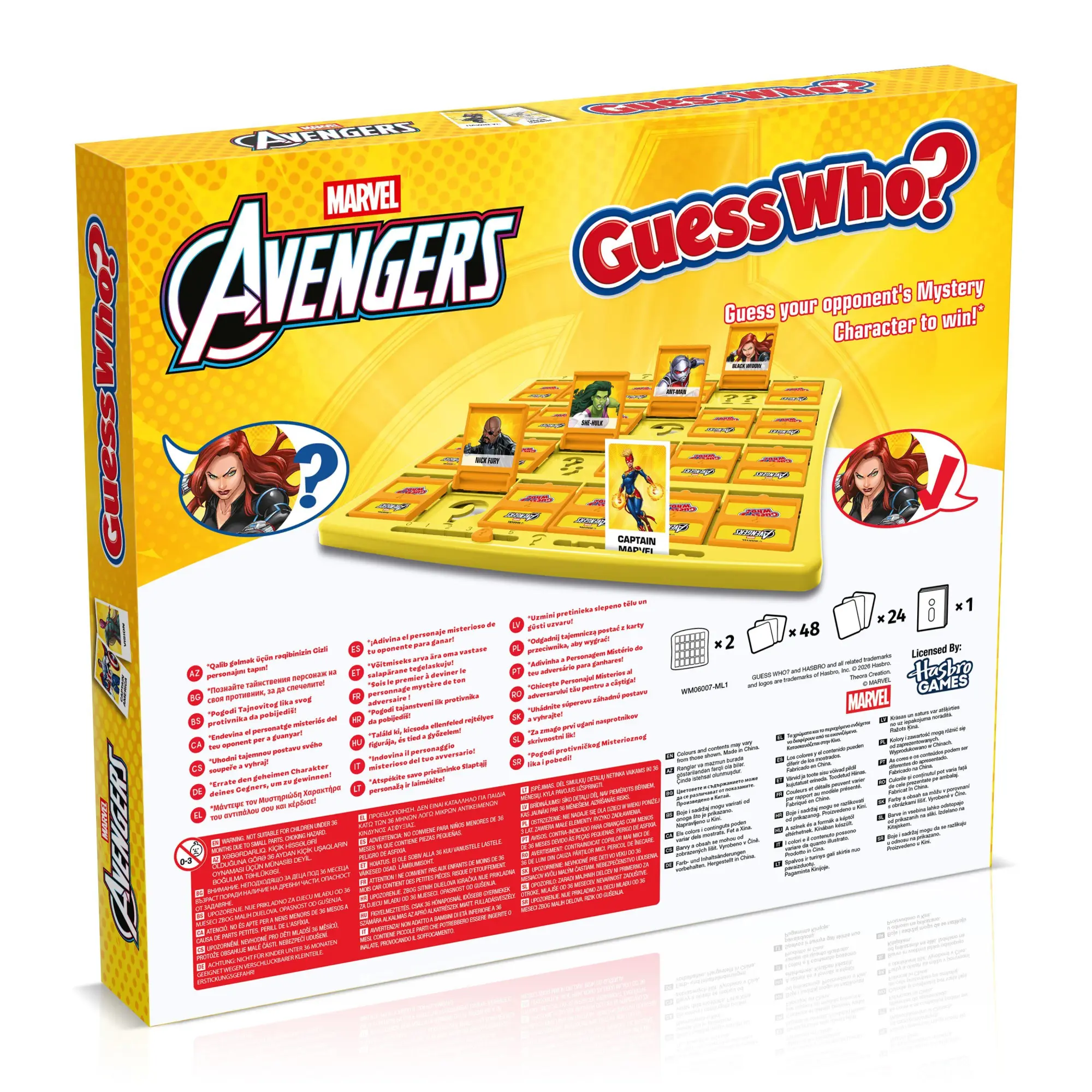 Bild: 5036905064019 | Wer ist es? Avengers | Spiel | Deutsch | 2026 | Winning Moves