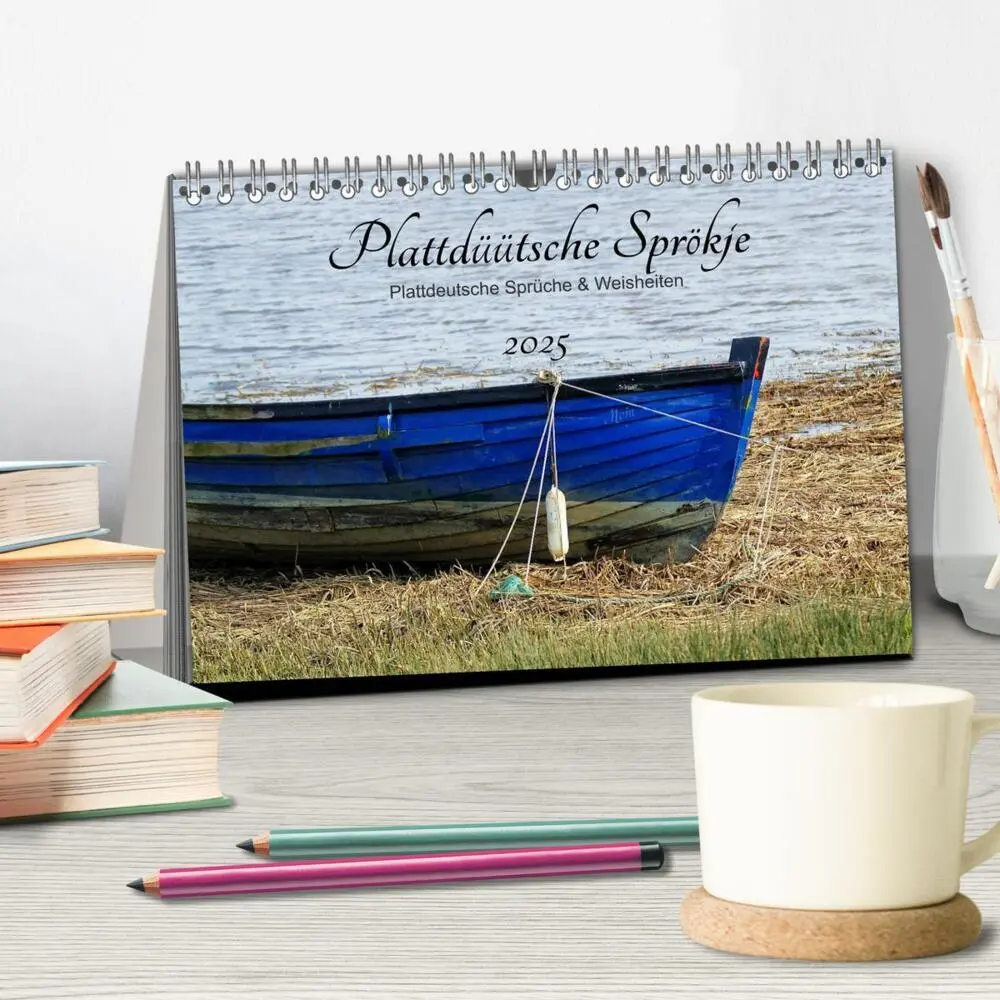 Bild: 9783435324019 | Plattdüütsche Sprökje 2025 (Tischkalender 2025 DIN A5 quer),...