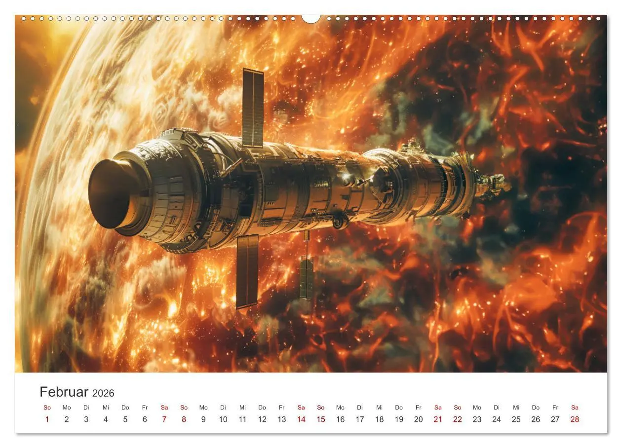 Bild: 9783457414019 | Sternenreisen - Ein kosmischer Kalender (Wandkalender 2026 DIN A2...