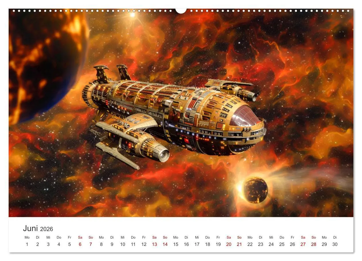 Bild: 9783457414019 | Sternenreisen - Ein kosmischer Kalender (Wandkalender 2026 DIN A2...