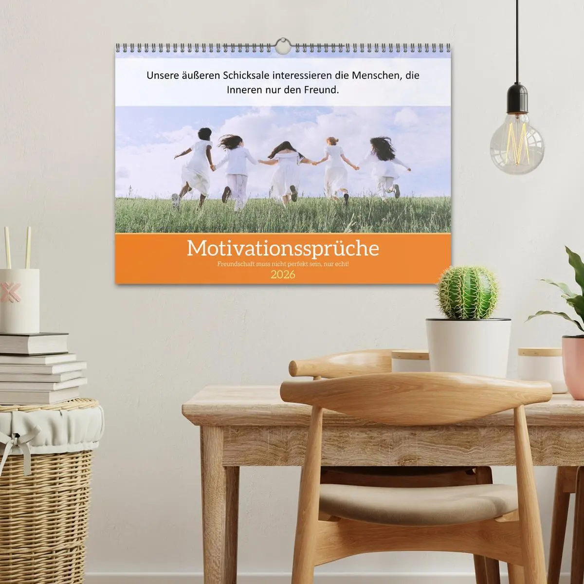 Bild: 9783457584019 | Motivationssprüche Freundschaft (Wandkalender 2026 DIN A3 quer),...