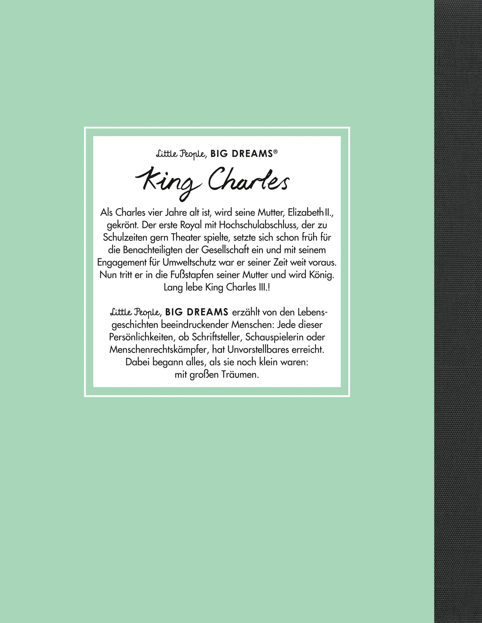Rückseite: 9783458644019 | King Charles III. | María Isabel Sánchez Vegara | Buch | 32 S. | 2023