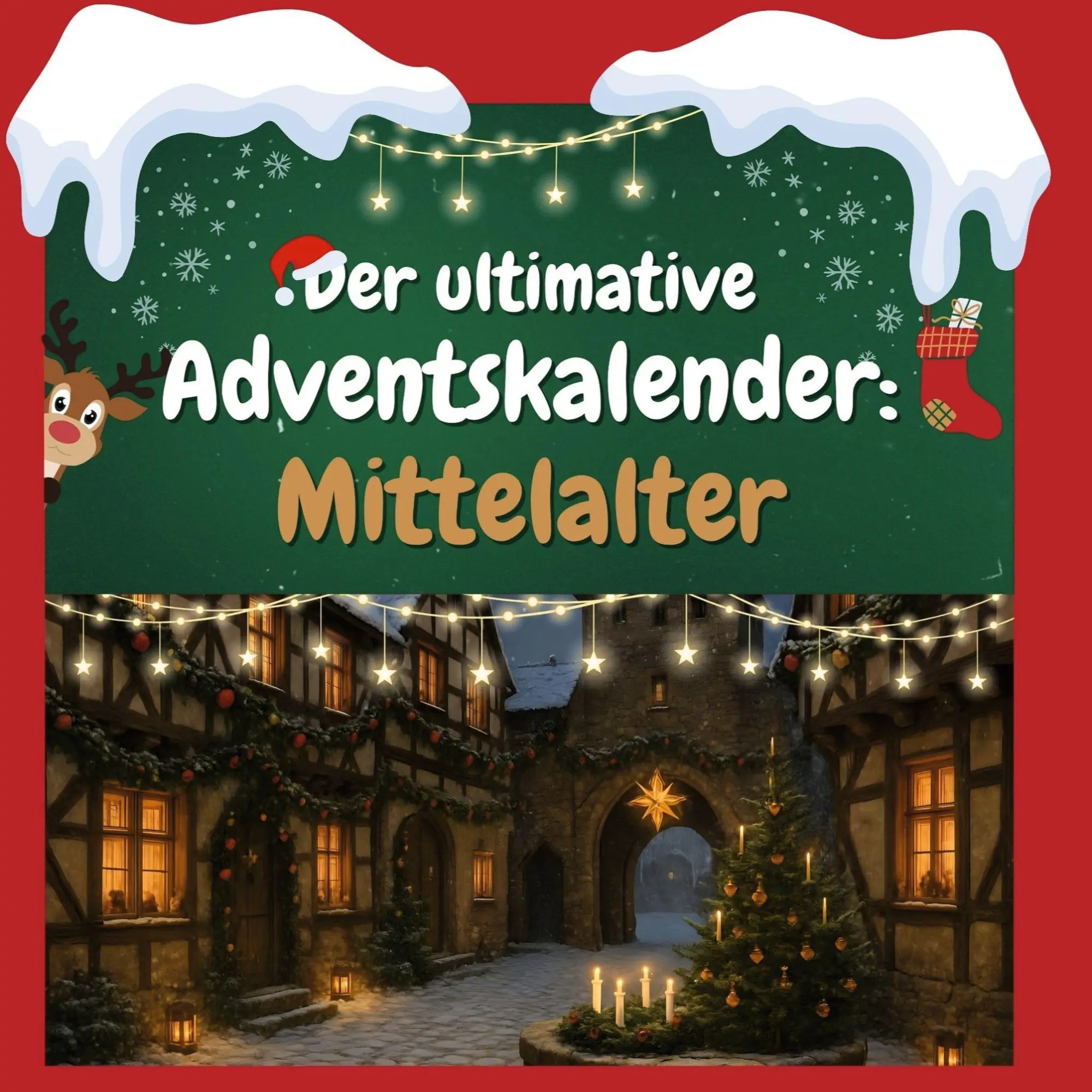Cover: 9783695324019 | Der ultimative Adventskalender: Mittelalter | Das ideale Geschenk