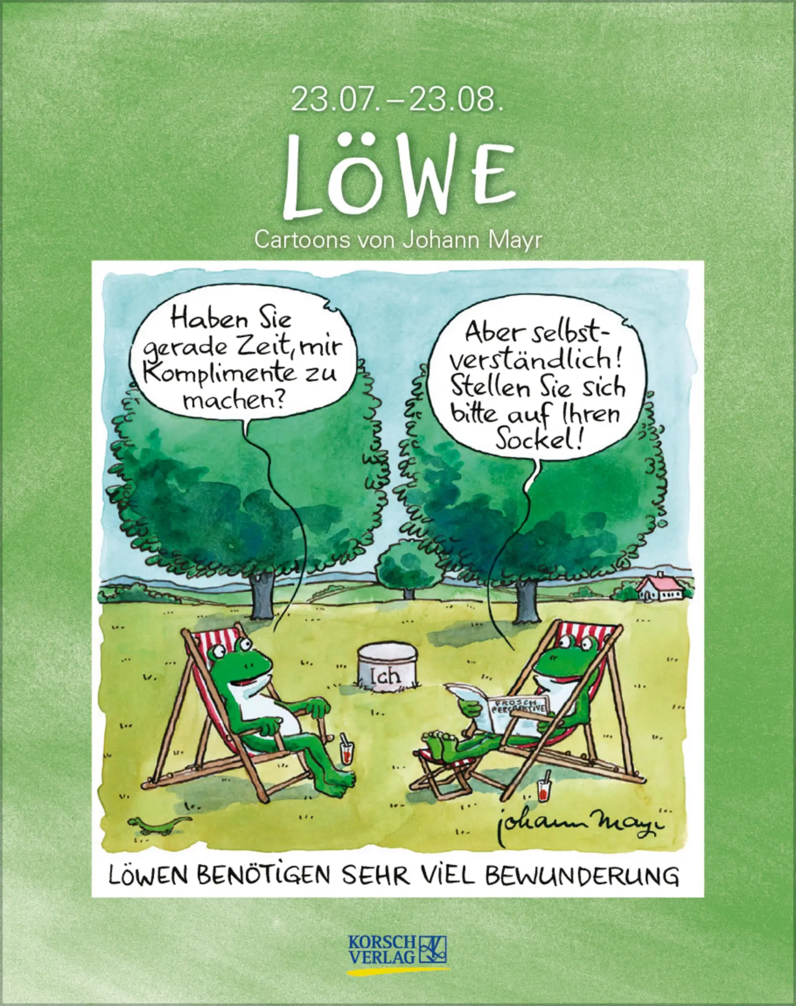 Cover: 9783731884019 | Löwe 2026 | Verlag Korsch | Kalender | Spiralbindung | 13 S. | Deutsch