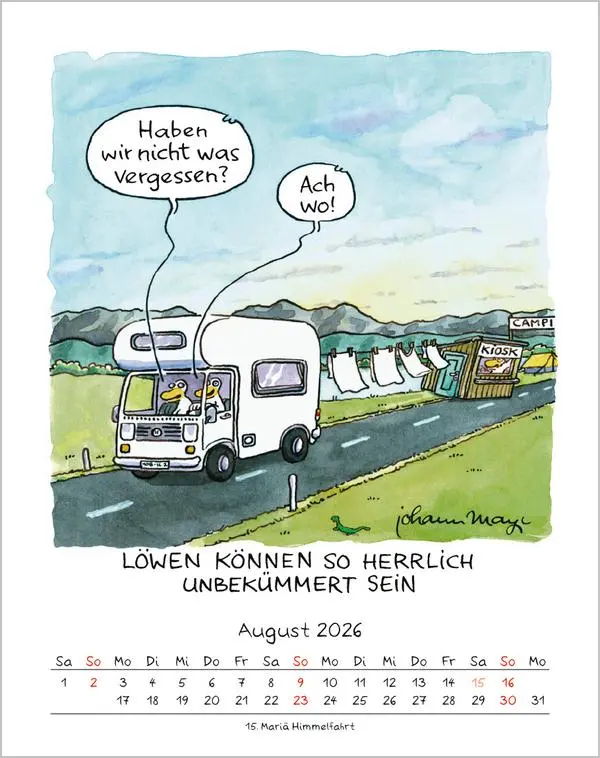 Bild: 9783731884019 | Löwe 2026 | Verlag Korsch | Kalender | Spiralbindung | 13 S. | Deutsch