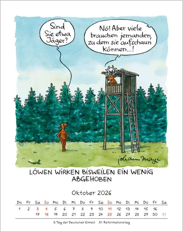 Bild: 9783731884019 | Löwe 2026 | Verlag Korsch | Kalender | Spiralbindung | 13 S. | Deutsch