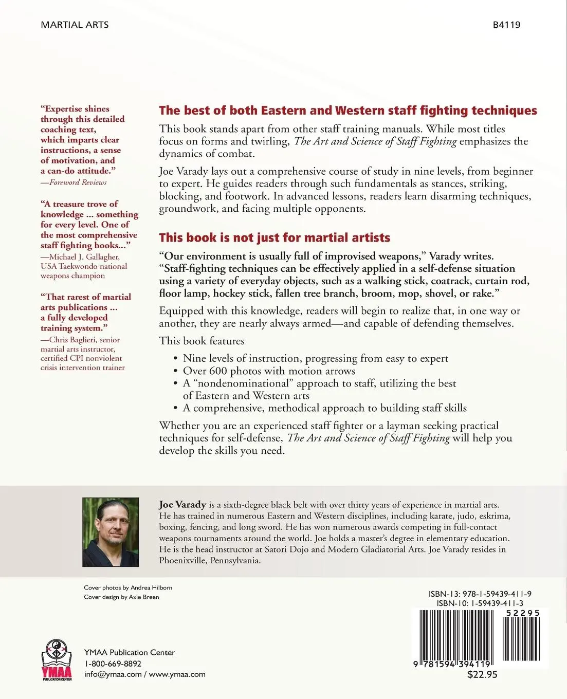 Rückseite: 9781594394119 | The Art and Science of Staff Fighting | A Complete Instructional Guide