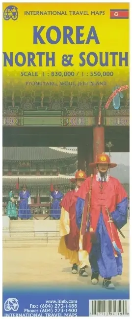 Cover: 9781771294119 | Korea North &amp; South | (Land-)Karte | Englisch | 2019