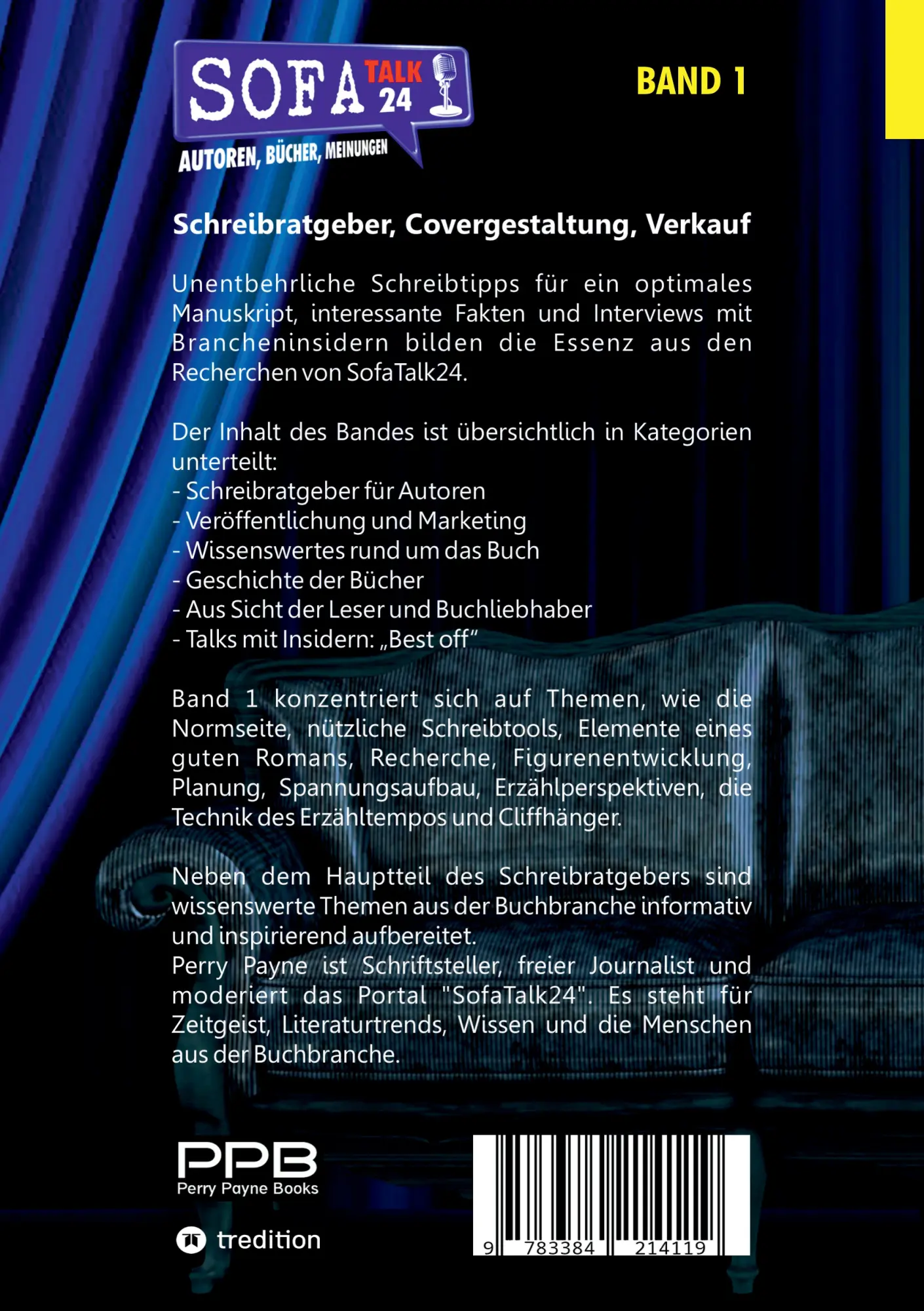 Rückseite: 9783384214119 | SofaTalk24 - Das offizielle Buch zum Talk / Schreibratgeber,...