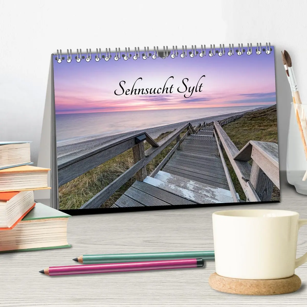 Bild: 9783516044119 | Sehnsucht Sylt (Tischkalender 2026 DIN A5 quer), CALVENDO...