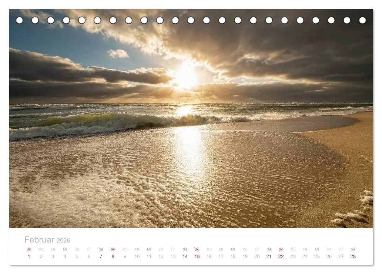 Bild: 9783516044119 | Sehnsucht Sylt (Tischkalender 2026 DIN A5 quer), CALVENDO...