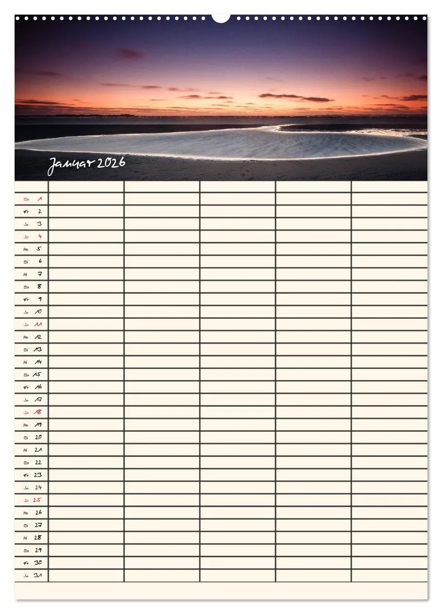 Bild: 9783516424119 | Noch mehr Föhrweh Familienplaner (hochwertiger Premium Wandkalender...