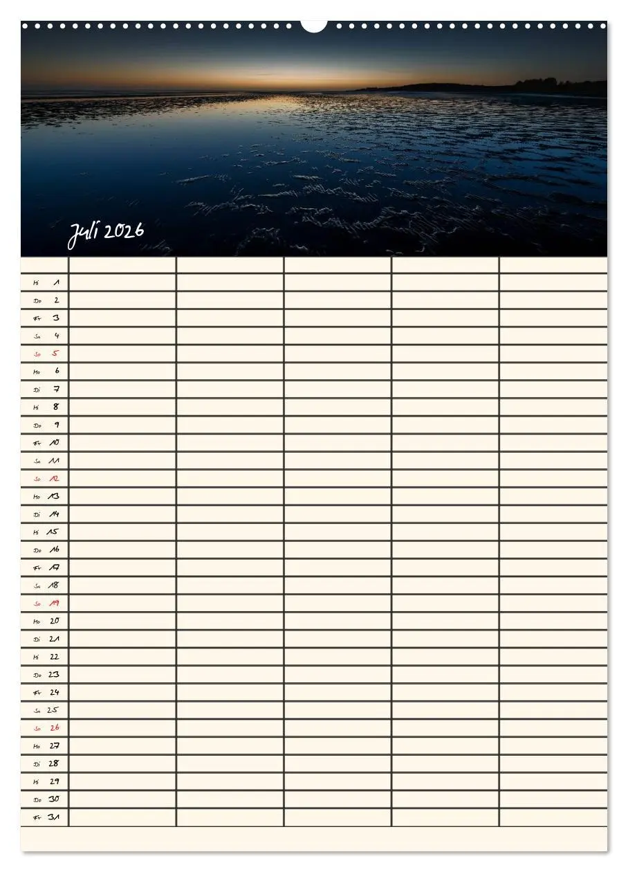 Bild: 9783516424119 | Noch mehr Föhrweh Familienplaner (hochwertiger Premium Wandkalender...
