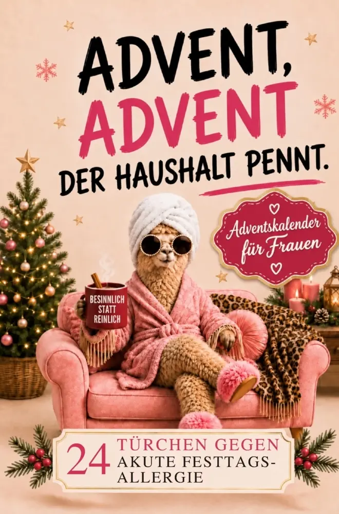 Cover: 9783912664119 | Advent, Advent der Haushalt pennt: Adventskalender für Frauen - 24...