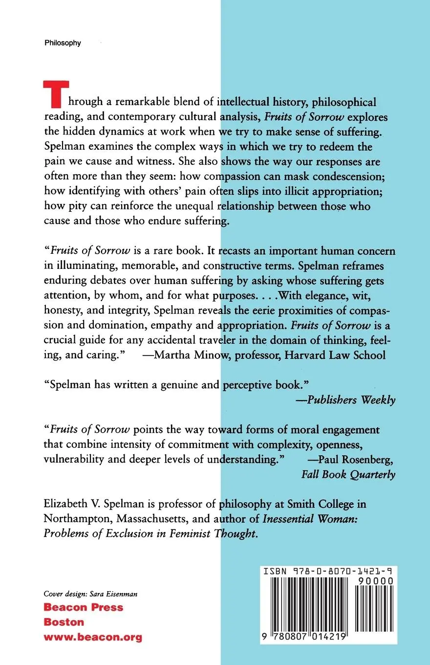 Rückseite: 9780807014219 | Fruits of Sorrow | Elizabeth V. Spelman | Taschenbuch | Englisch