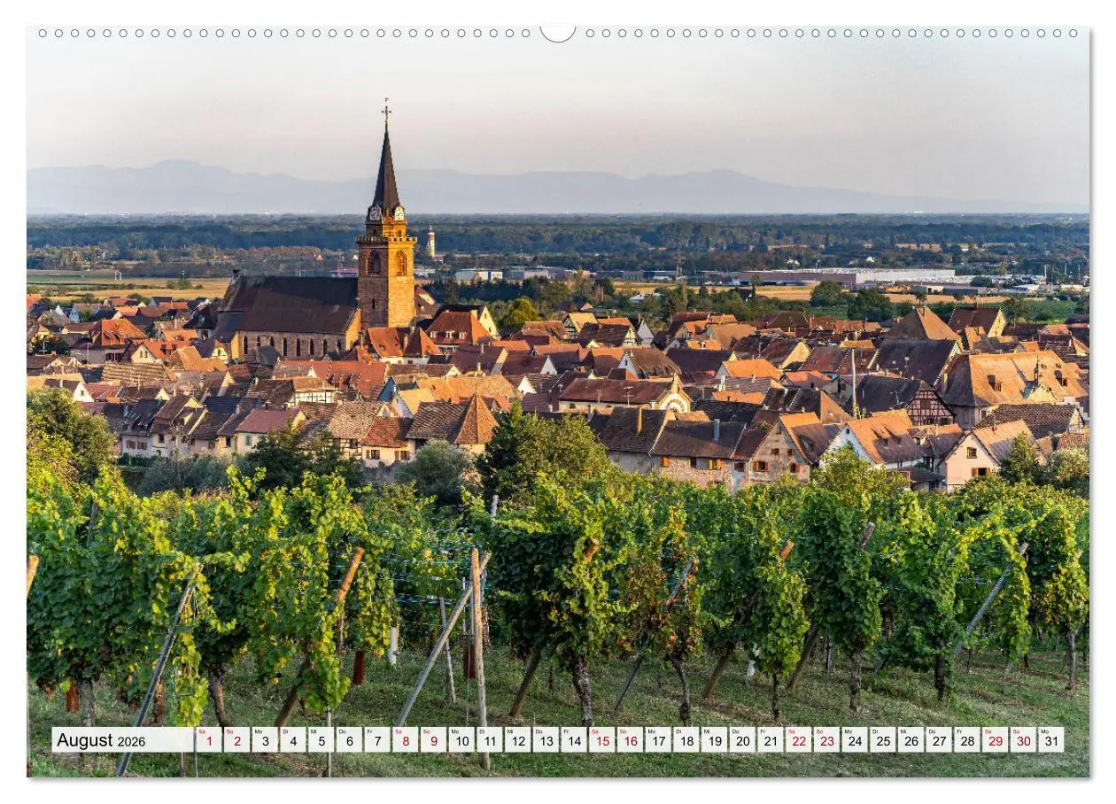 Bild: 9783457494219 | Die Elsässer Weinstraße (hochwertiger Premium Wandkalender 2026 DIN...