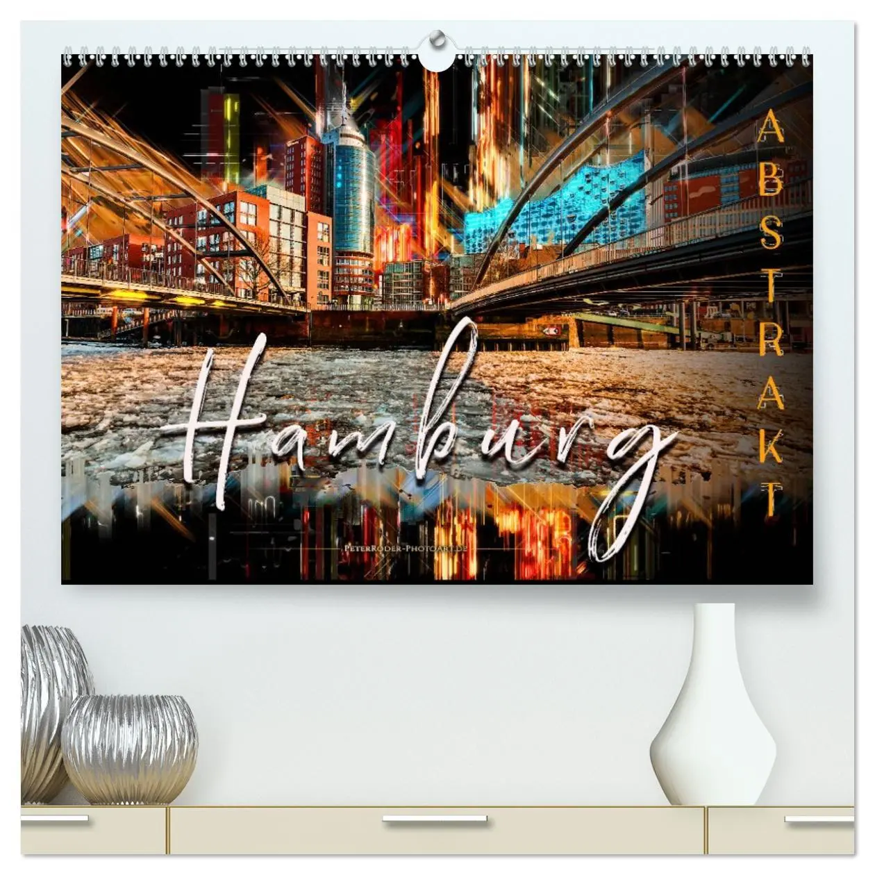 Cover: 9783457704219 | Hamburg abstrakt (hochwertiger Premium Wandkalender 2026 DIN A2...