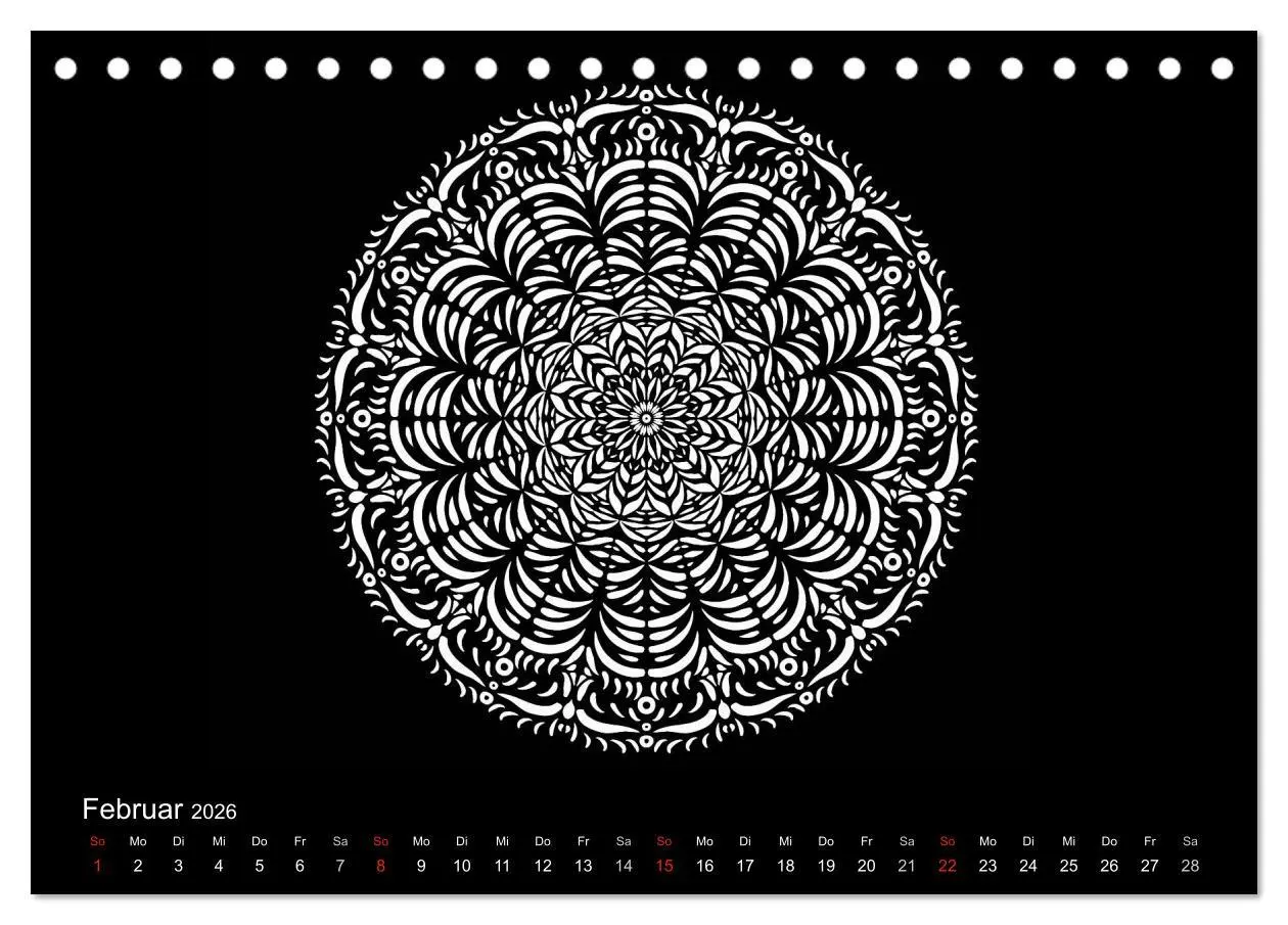 Bild: 9783457944219 | Entspannung und Ruhe durch Mandalas (Tischkalender 2026 DIN A5...