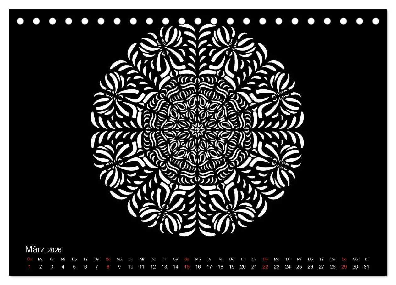 Bild: 9783457944219 | Entspannung und Ruhe durch Mandalas (Tischkalender 2026 DIN A5...