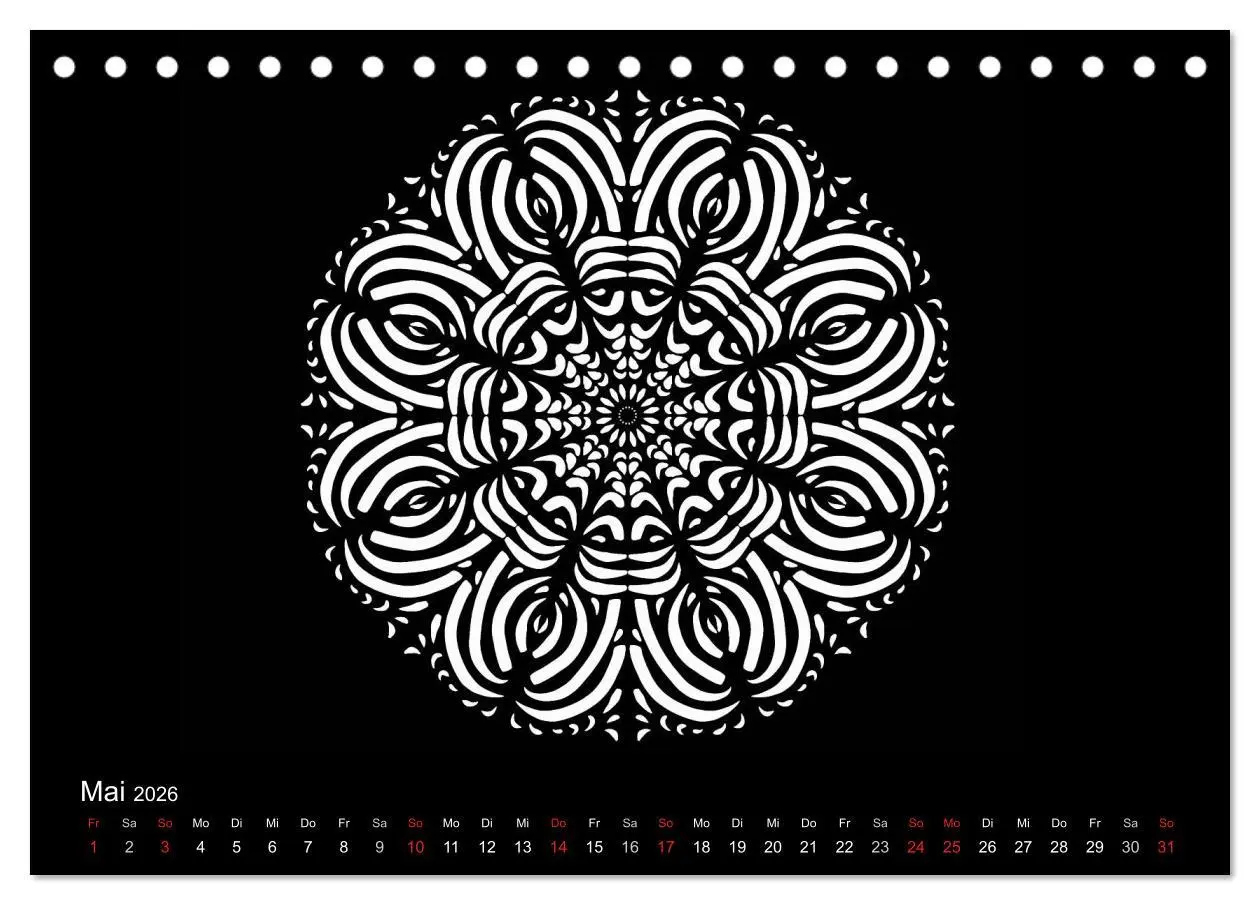 Bild: 9783457944219 | Entspannung und Ruhe durch Mandalas (Tischkalender 2026 DIN A5...